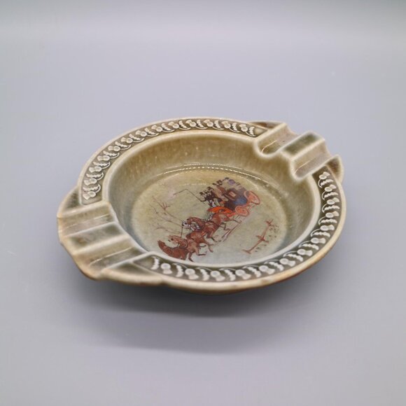 Vintage Irish Porcelain Wade Co Armagh Irish Jaunting Ashtray - Picture 3 of 4